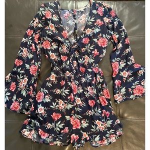 American eagle floral romper